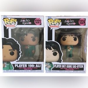 FUNKO POP SQUID GAME ALI KANG SAE BYOK 1221 1224 POP LOT NEW